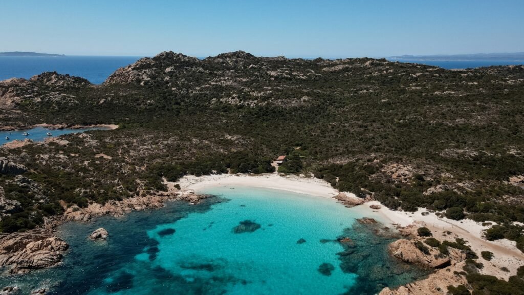 Spiaggia Rosa Budelli Sardinien