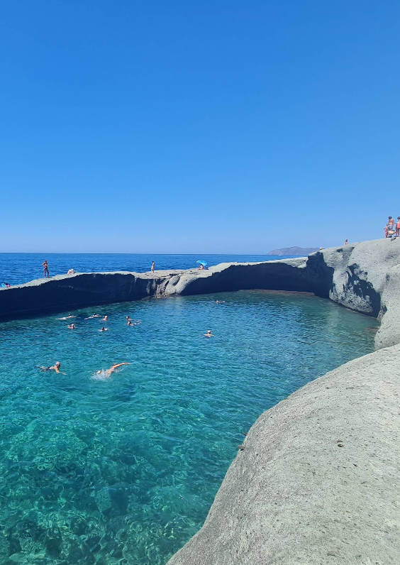Natuurlijk schwimbad westsardinien alghero