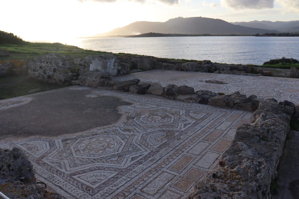 archäologische Ausgrabungsstätte Nora Sardinien